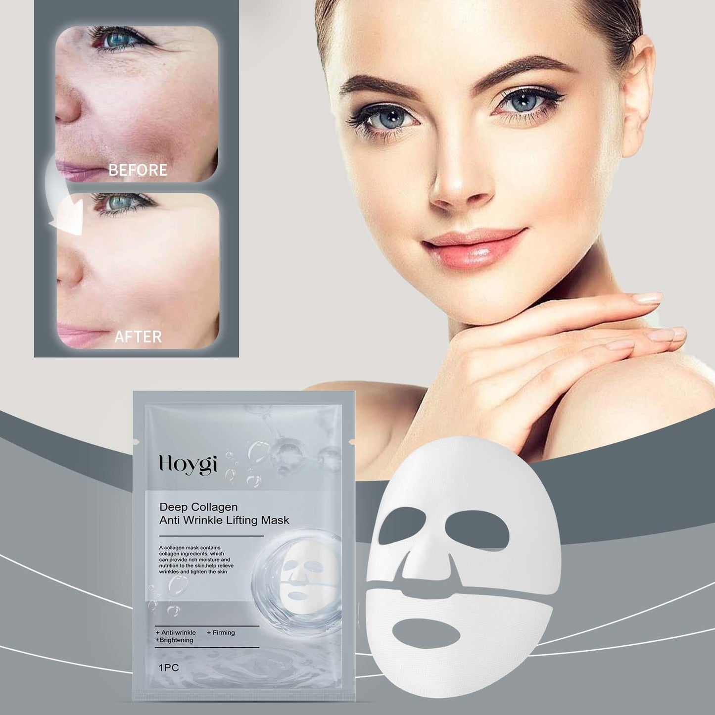 Collagen Anti-wrinkle Mask - Premium 0 from chiquetrends.com - Just $10! Shop now at chiquetrends.com