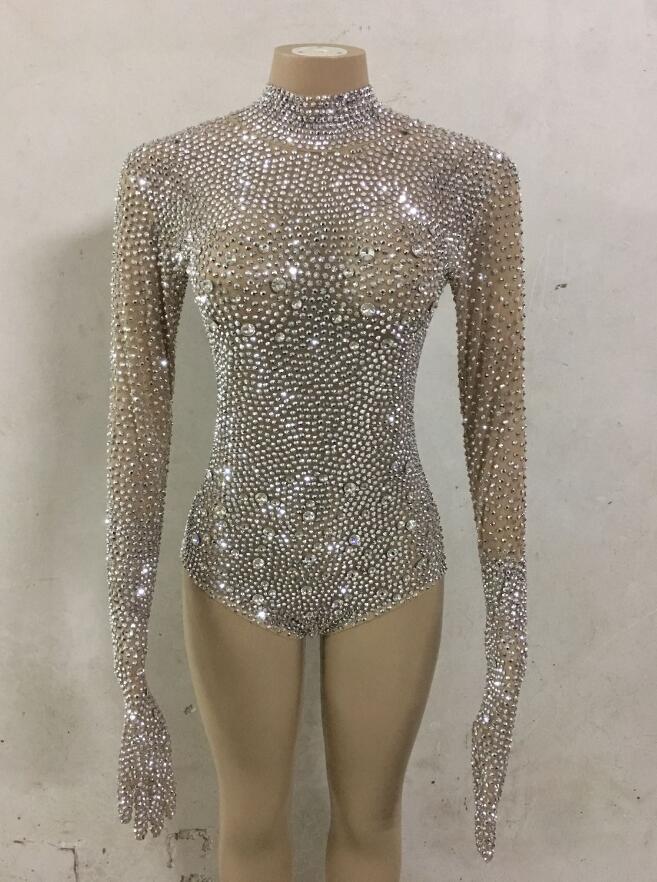 Rhinestone Bodysuit - Premium 0 from chiquetrends.com - Just $350! Shop now at chiquetrends.com