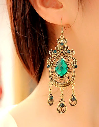 Vintage Tassel Drop Earrings - Premium 0 from chiquetrends.com - Just $9! Shop now at chiquetrends.com