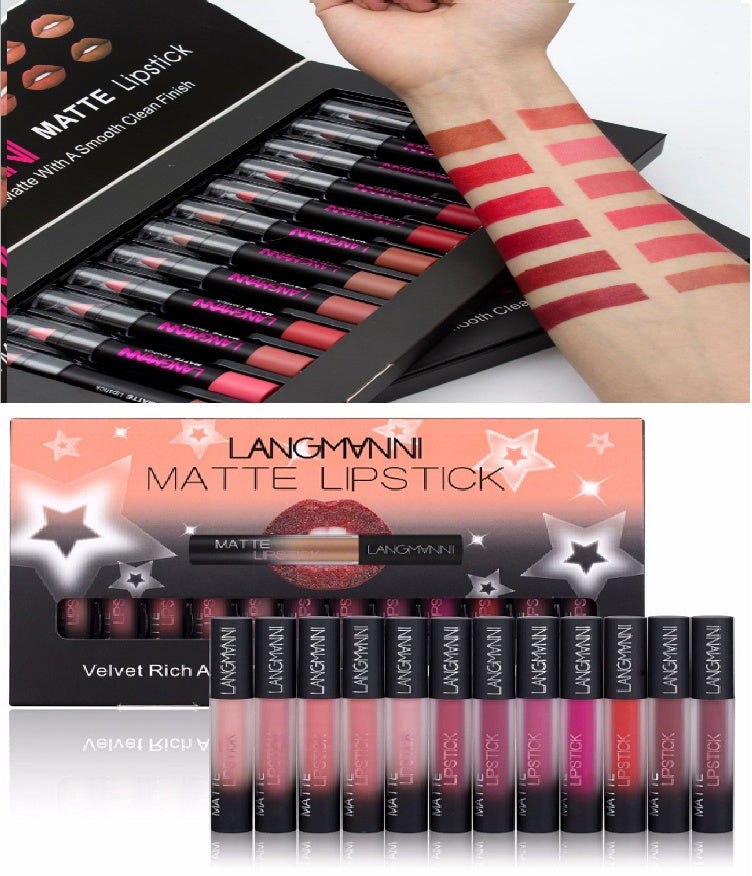 Matte Lipstick Waterproof - Premium 0 from chiquetrends.com - Just $43! Shop now at chiquetrends.com