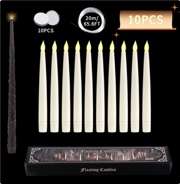 20LED Floating Candles With Candle - Premium 0 from chiquetrends.com - Just $35.85! Shop now at chiquetrends.com