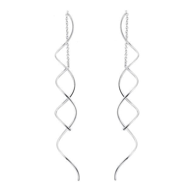 Simple spiral ear line gold - Premium 0 from chiquetrends.com - Just $9! Shop now at chiquetrends.com