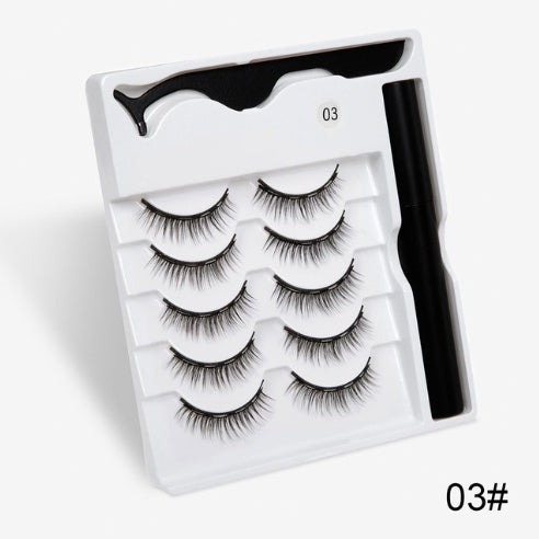 A Pair Of False Eyelashes With - Premium 0 from chiquetrends.com - Just $15! Shop now at chiquetrends.com