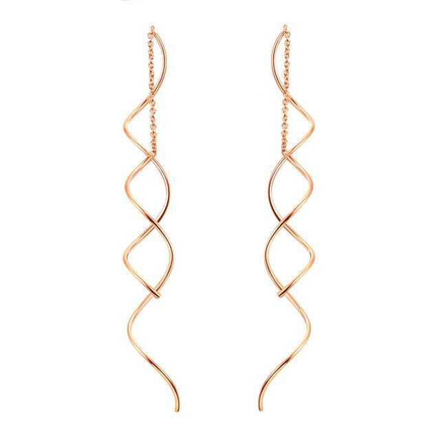 Simple spiral ear line gold - Premium 0 from chiquetrends.com - Just $9! Shop now at chiquetrends.com