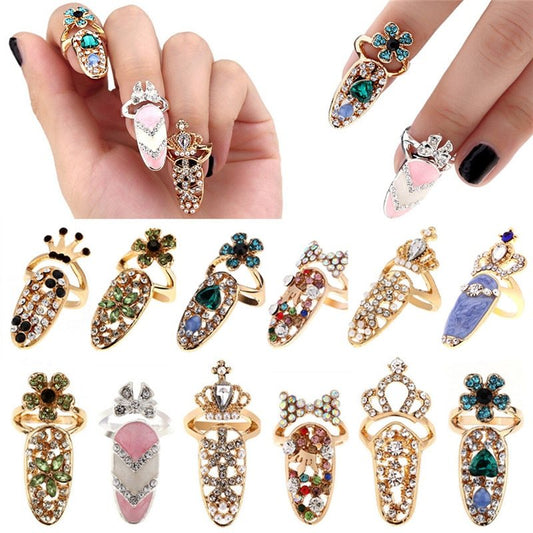 Diamond nail cover - Premium 0 from chiquetrends.com - Just $8! Shop now at chiquetrends.com