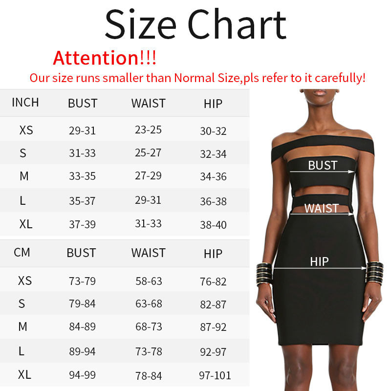 Elastic tight bandage dress - Premium 0 from chiquetrends.com - Just $67! Shop now at chiquetrends.com