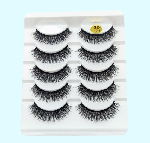 Mink False Eyelashes 3D False - Premium 0 from chiquetrends.com - Just $9! Shop now at chiquetrends.com