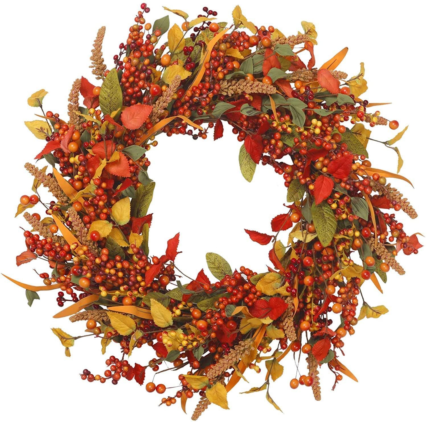 Autumn Vine Ring Garland - Premium 0 from chiquetrends.com - Just $38.07! Shop now at chiquetrends.com