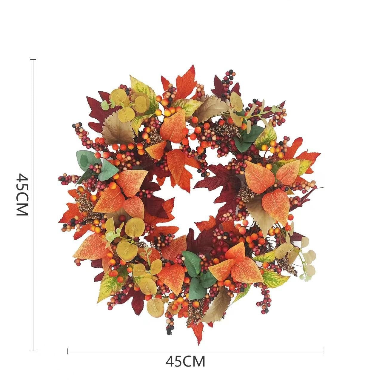 Autumn Vine Ring Garland - Premium 0 from chiquetrends.com - Just $38.07! Shop now at chiquetrends.com