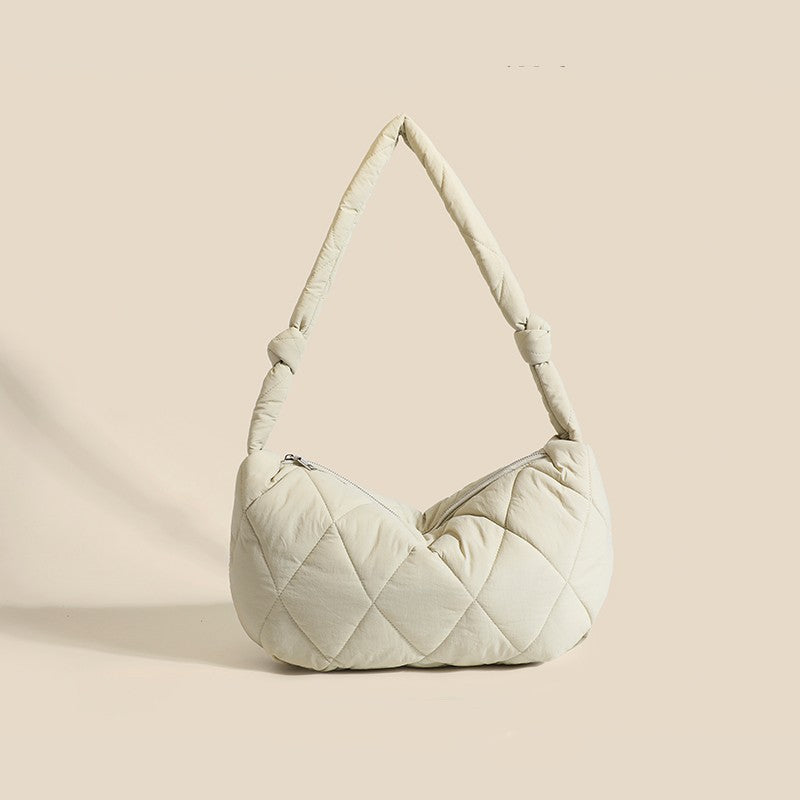 Down Cotton Dumpling Bag - Premium 0 from chiquetrends.com - Just $63! Shop now at chiquetrends.com