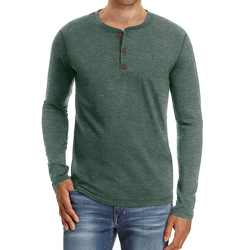 Men's Long-sleeved Round Neck - Premium 0 from chiquetrends.com - Just $29! Shop now at chiquetrends.com