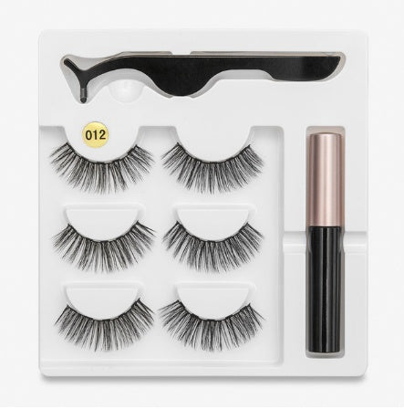 A Pair Of False Eyelashes With - Premium 0 from chiquetrends.com - Just $15! Shop now at chiquetrends.com