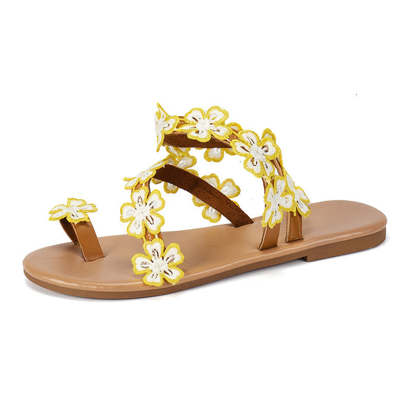 Plus Size SUNFLOWER Slippers - Premium 0 from chiquetrends.com - Just $21! Shop now at chiquetrends.com