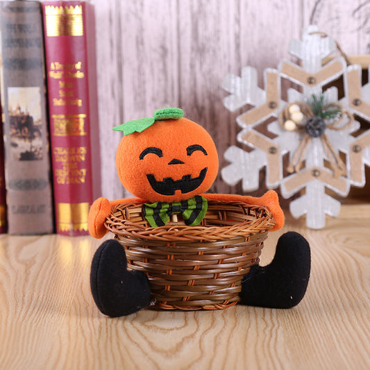 Halloween candy basket - Premium 0 from chiquetrends.com - Just $16.82! Shop now at chiquetrends.com