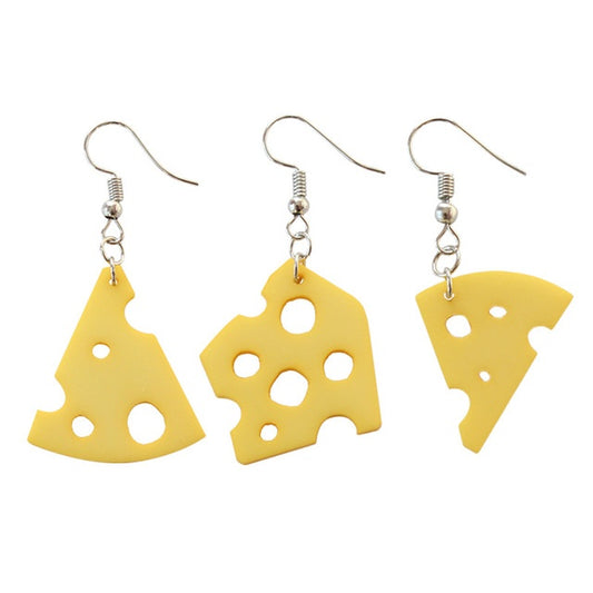 Cheese Drop Earrings - Premium 0 from chiquetrends.com - Just $8! Shop now at chiquetrends.com