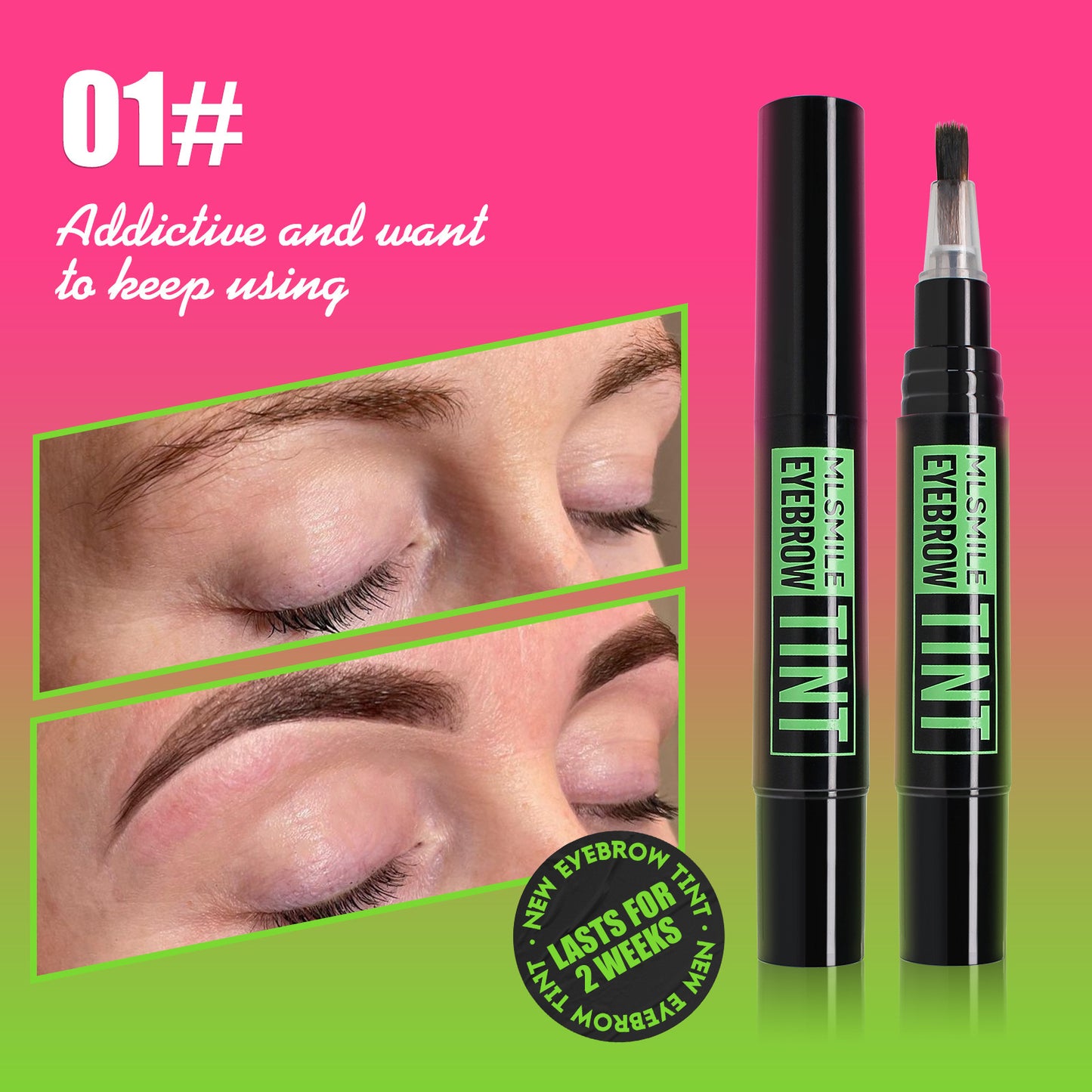 Makeup Eyebrow Tint Waterproof - Premium 0 from chiquetrends.com - Just $9! Shop now at chiquetrends.com