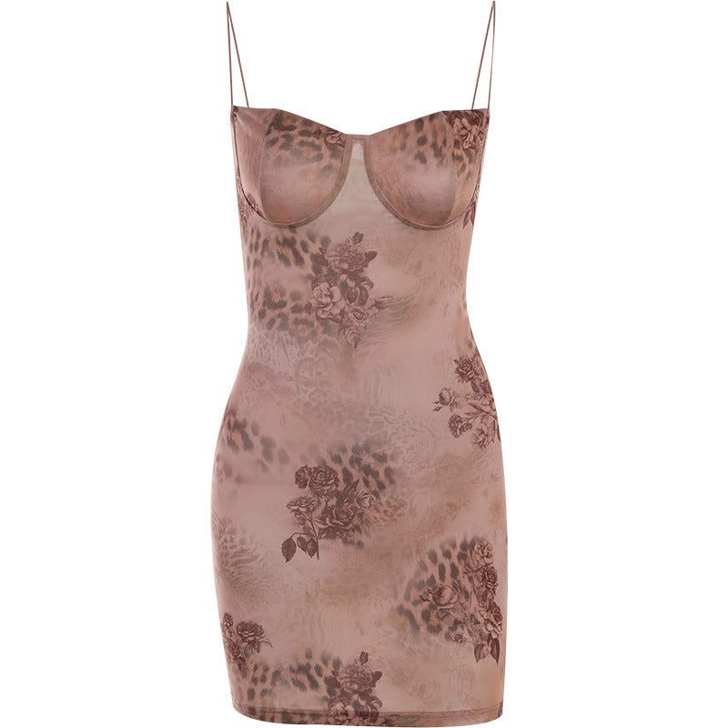 Women's Leopard Rose Retro - Premium 0 from chiquetrends.com - Just $17! Shop now at chiquetrends.com