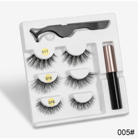 A Pair Of False Eyelashes With - Premium 0 from chiquetrends.com - Just $15! Shop now at chiquetrends.com