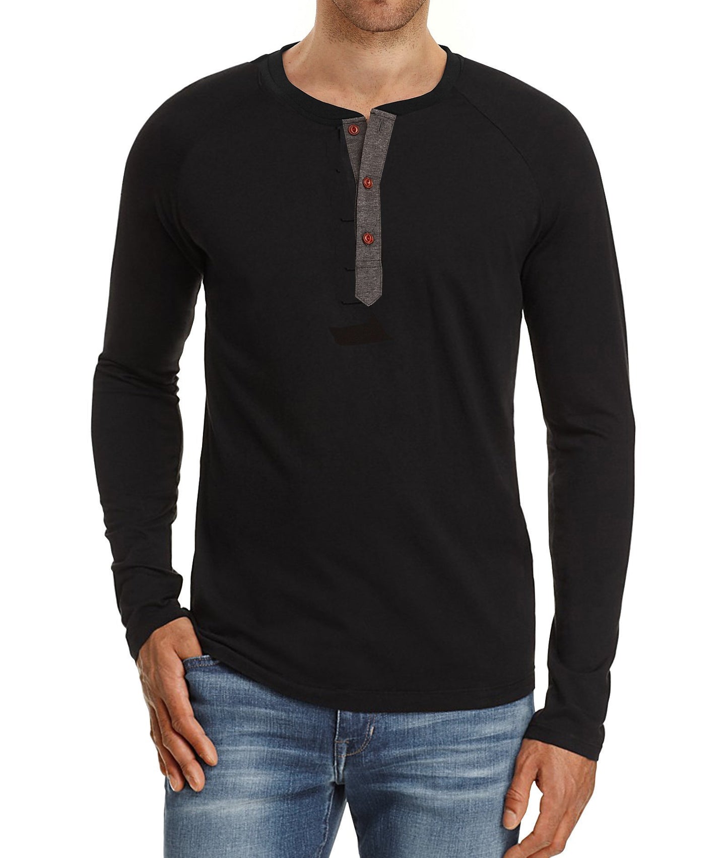 Men's Long-sleeved Round Neck - Premium 0 from chiquetrends.com - Just $29! Shop now at chiquetrends.com