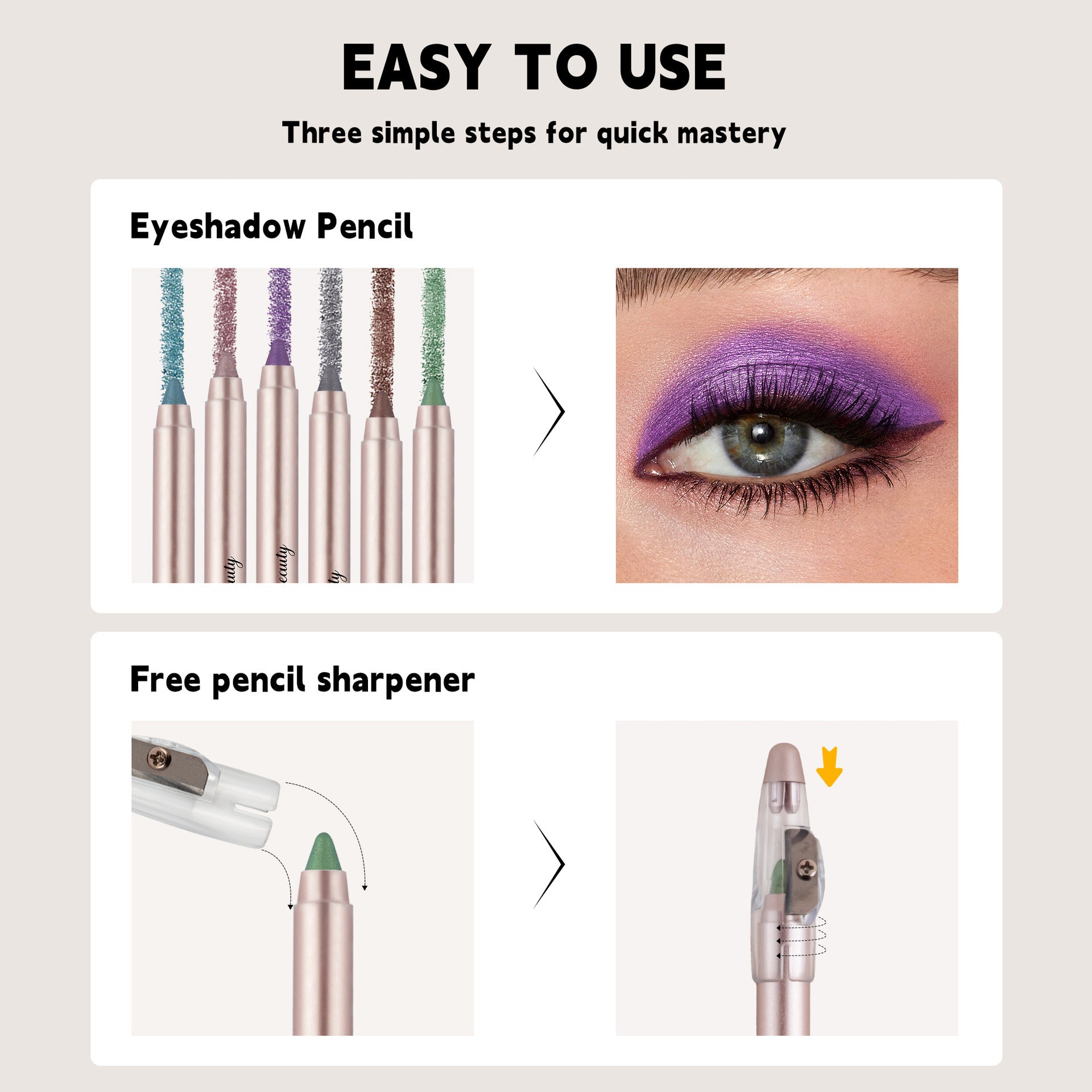 6-color Pearlescent Eyeliner - Premium 0 from chiquetrends.com - Just $14! Shop now at chiquetrends.com