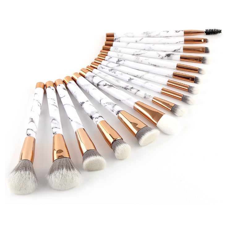 11 sets of marble makeup brush - Premium 0 from chiquetrends.com - Just $48! Shop now at chiquetrends.com