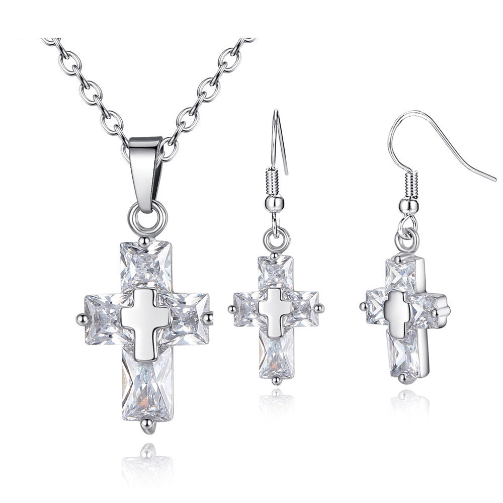 Cross ornament set - Premium 0 from chiquetrends.com - Just $15! Shop now at chiquetrends.com