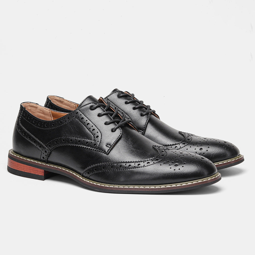 Classic Brogue Business Shoes - Premium 0 from chiquetrends.com - Just $107! Shop now at chiquetrends.com