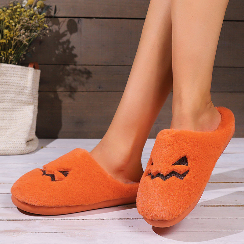 Cute Halloween Pumpkin Slippers - Premium 4 from chiquetrends.com - Just $19.18! Shop now at chiquetrends.com