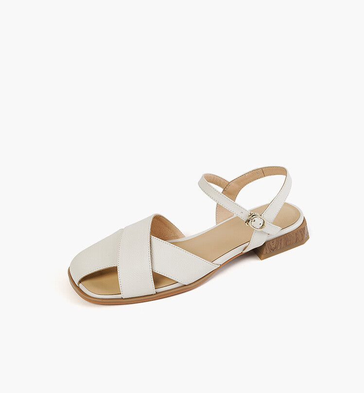 Women's Flat Heel Strap Buckle - Premium 0 from chiquetrends.com - Just $97! Shop now at chiquetrends.com