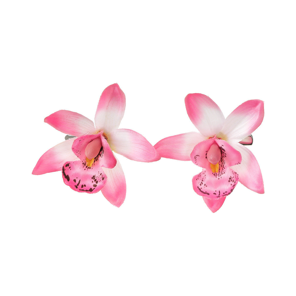 2 Artificial Flowers Barrettes - Premium 0 from chiquetrends.com - Just $6! Shop now at chiquetrends.com