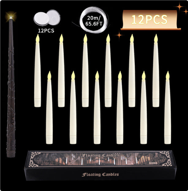 20LED Floating Candles With Candle - Premium 0 from chiquetrends.com - Just $35.85! Shop now at chiquetrends.com