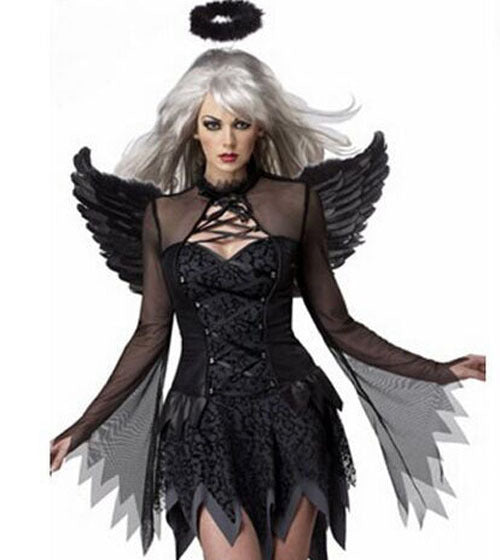 Dark Angel Costume Halloween - Premium 0 from chiquetrends.com - Just $56! Shop now at chiquetrends.com