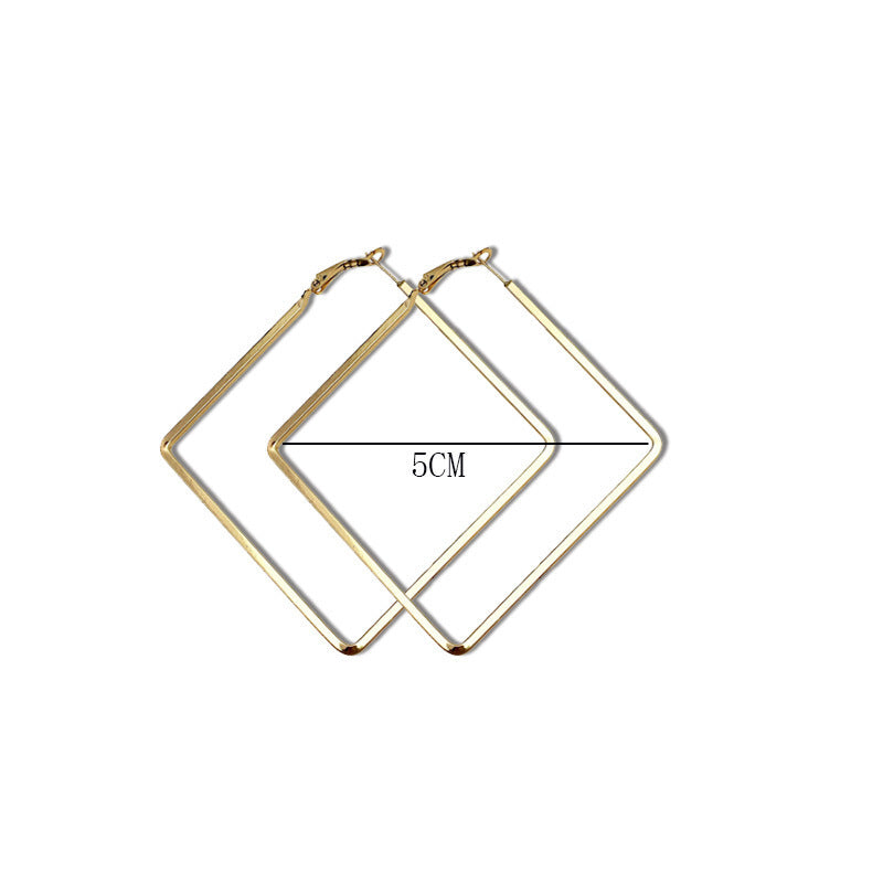 Exaggerated Geometric Square - Premium 0 from chiquetrends.com - Just $6! Shop now at chiquetrends.com