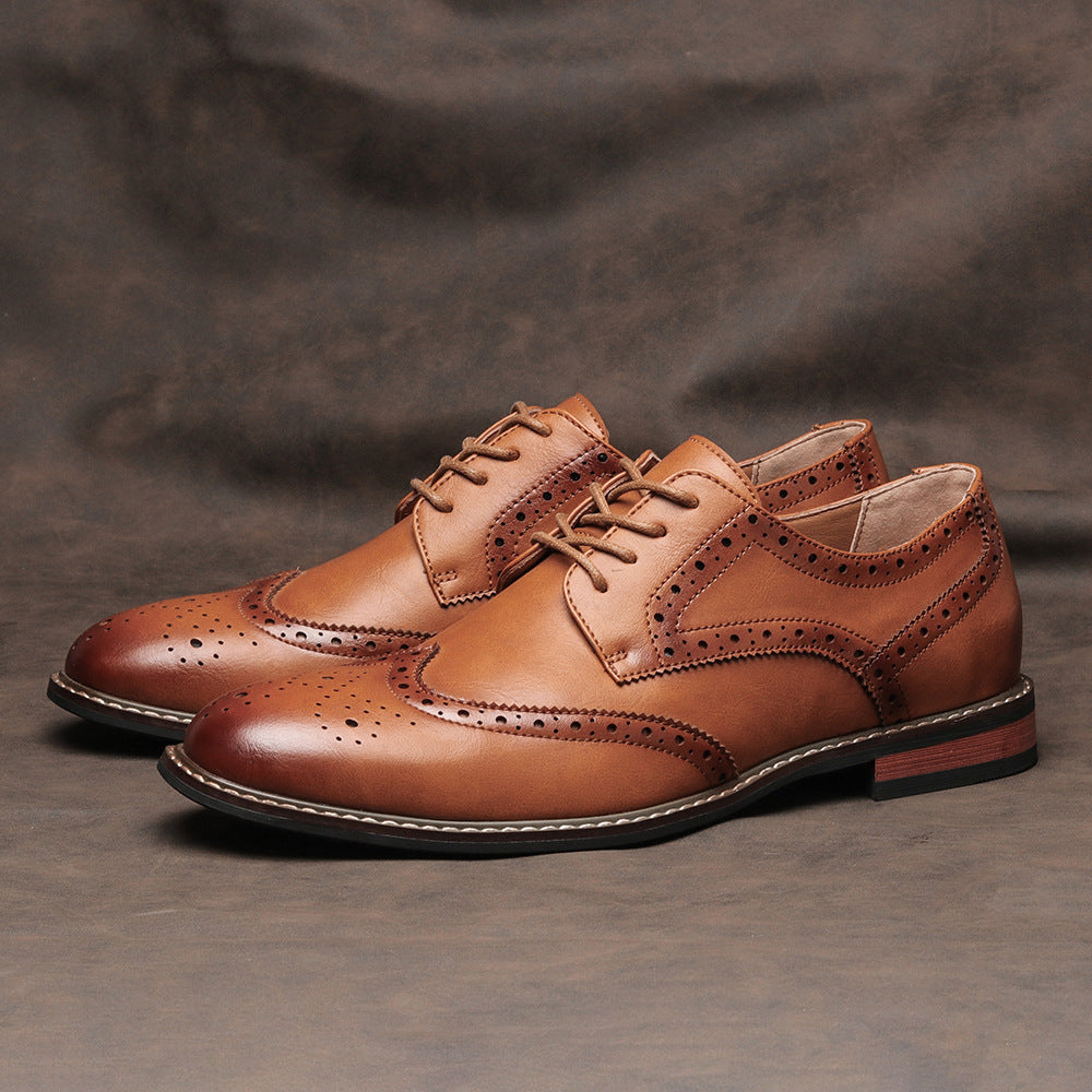 Classic Brogue Business Shoes - Premium 0 from chiquetrends.com - Just $107! Shop now at chiquetrends.com