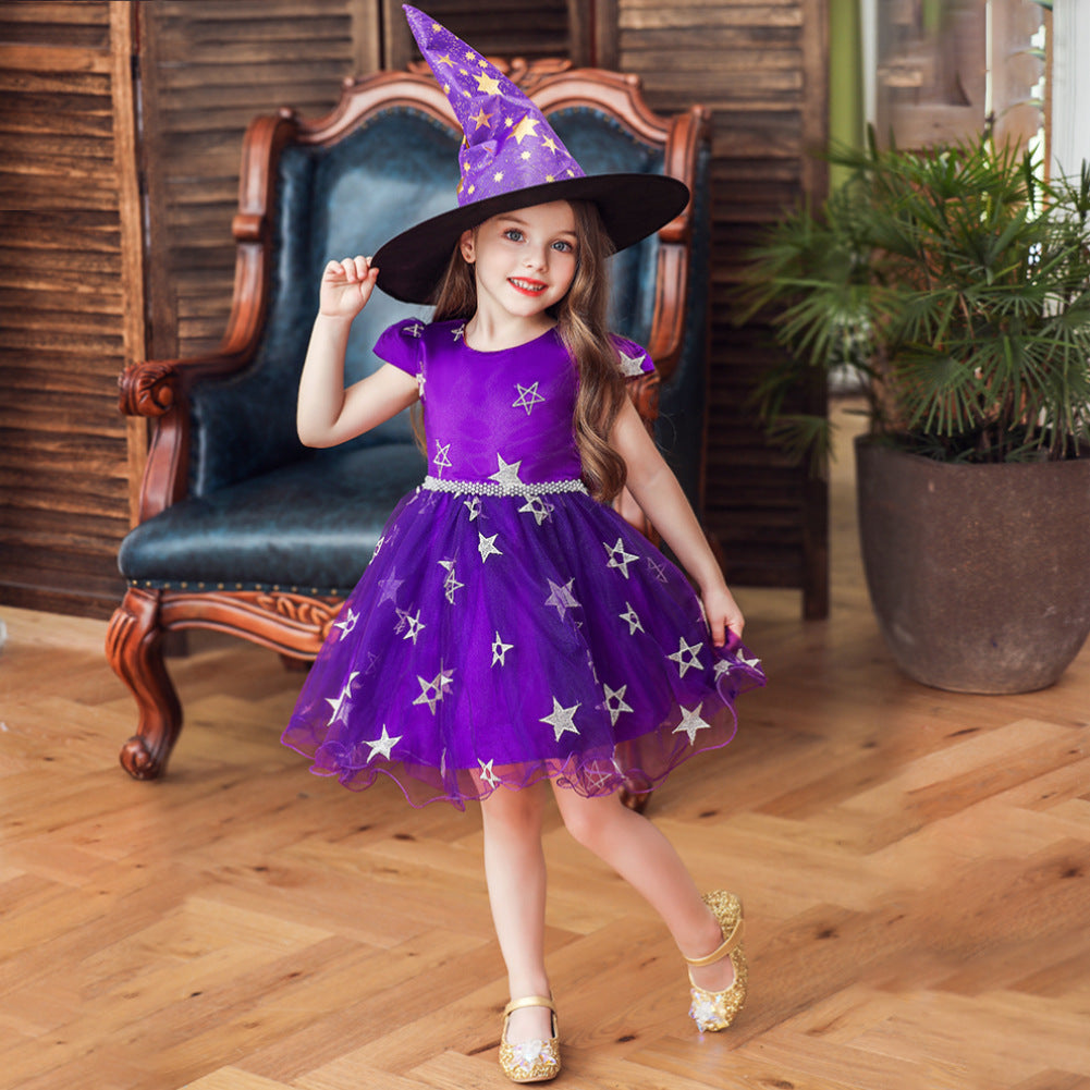 Costume child witch dress - Premium 0 from chiquetrends.com - Just $45! Shop now at chiquetrends.com