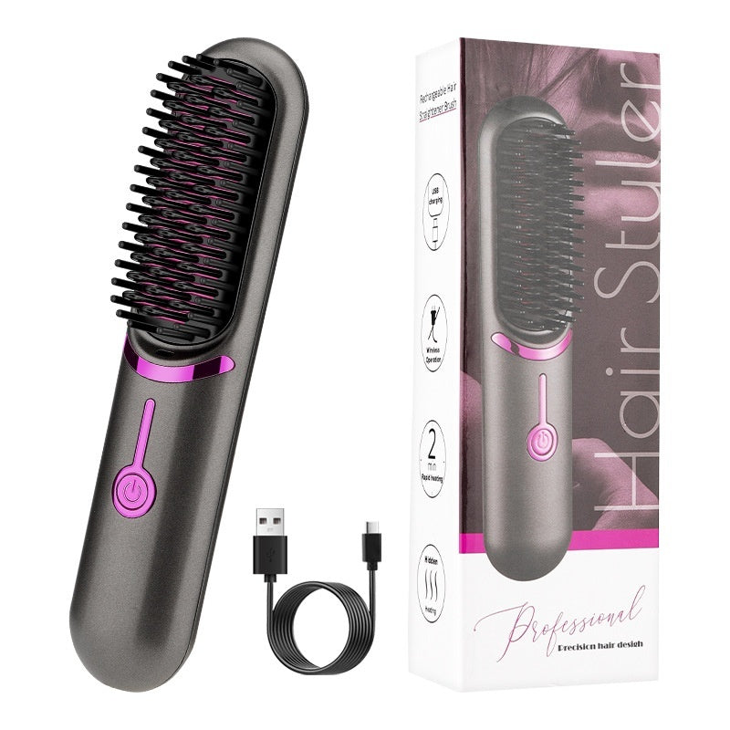 Wireless Straight Comb USB - Premium 0 from chiquetrends.com - Just $43! Shop now at chiquetrends.com