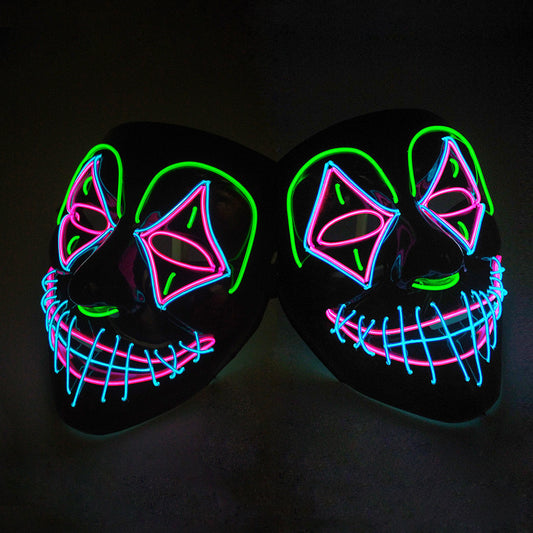 Halloween LED Glowing Mask - Premium 0 from chiquetrends.com - Just $29.28! Shop now at chiquetrends.com