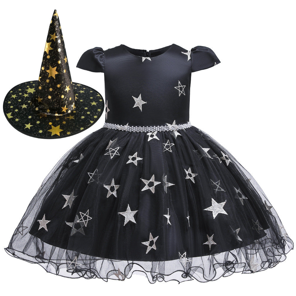 Costume child witch dress - Premium 0 from chiquetrends.com - Just $45! Shop now at chiquetrends.com