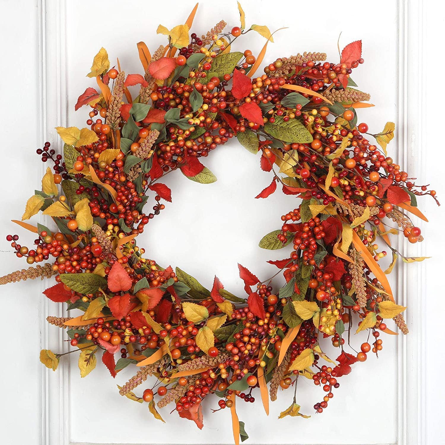 Autumn Vine Ring Garland - Premium 0 from chiquetrends.com - Just $38.07! Shop now at chiquetrends.com