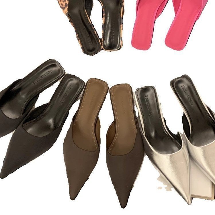 Women's Low Heel Square Toe - Premium 0 from chiquetrends.com - Just $29! Shop now at chiquetrends.com