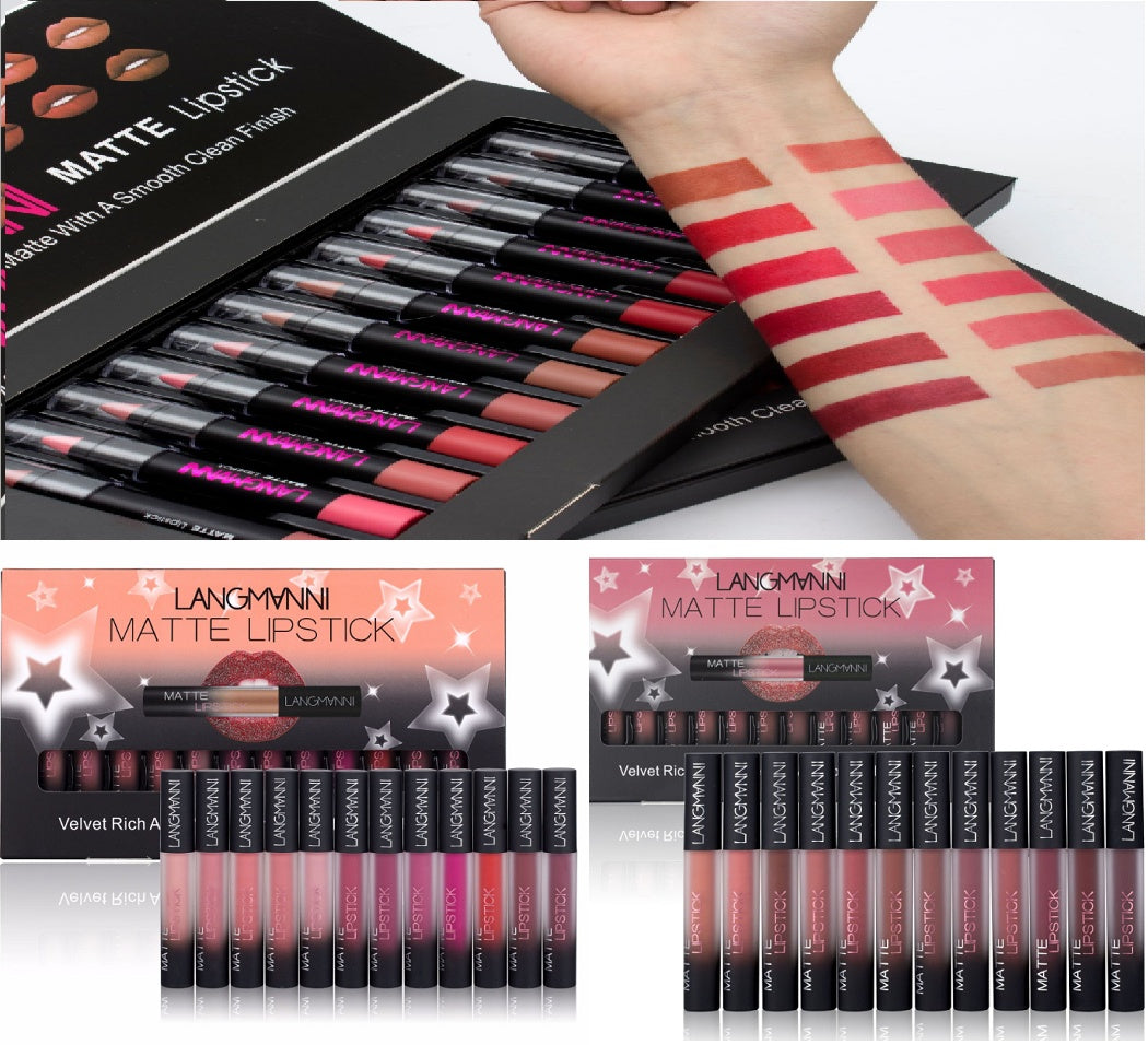 Matte Lipstick Waterproof - Premium 0 from chiquetrends.com - Just $43! Shop now at chiquetrends.com