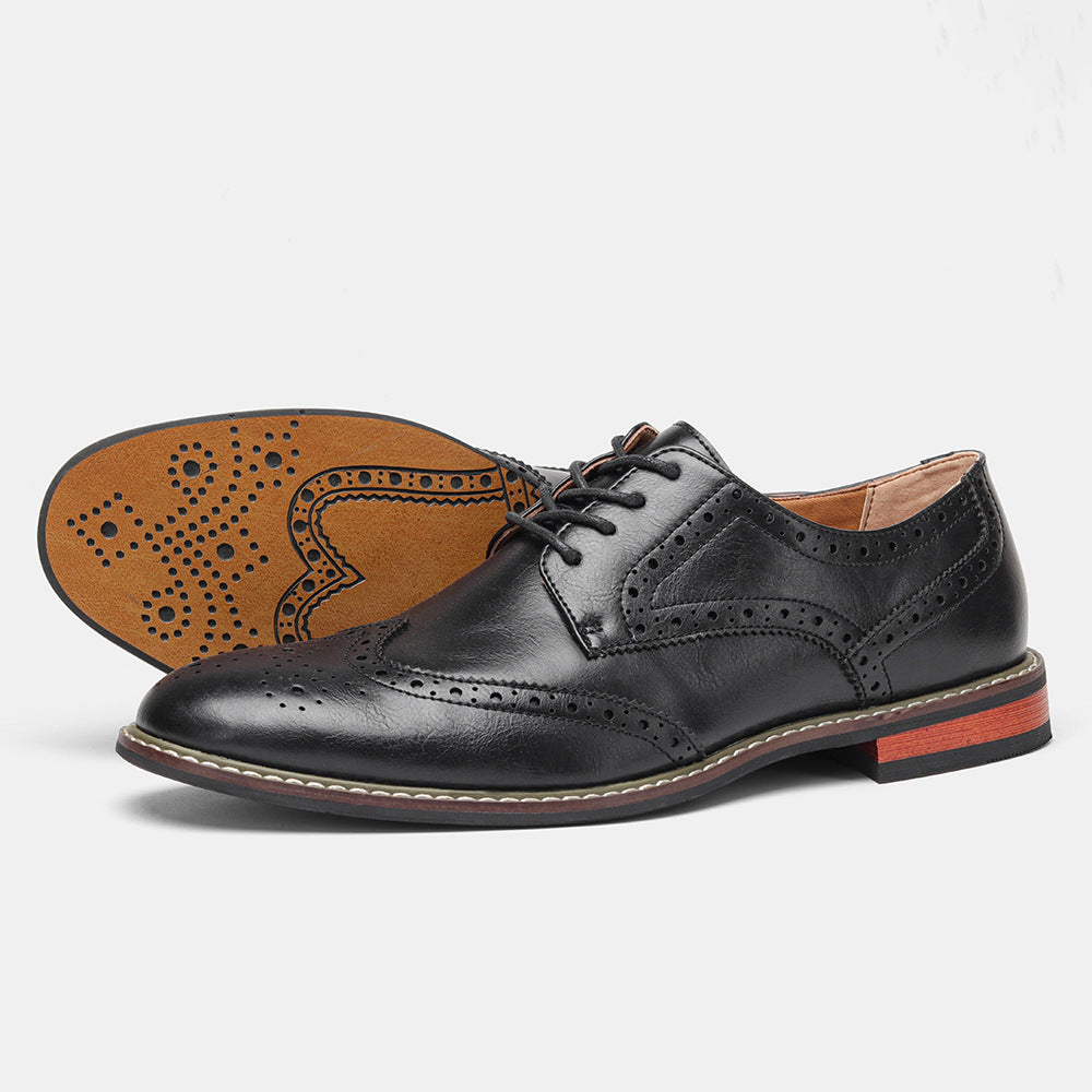 Classic Brogue Business Shoes - Premium 0 from chiquetrends.com - Just $107! Shop now at chiquetrends.com