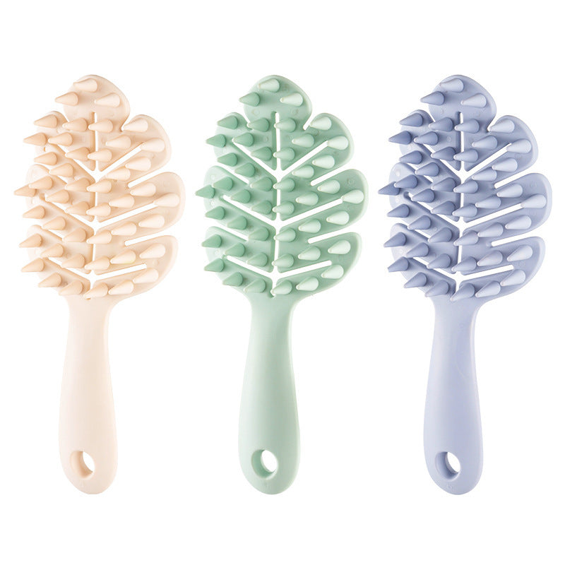 Leaves Shampoo Brush Hard - Premium 0 from chiquetrends.com - Just $7! Shop now at chiquetrends.com