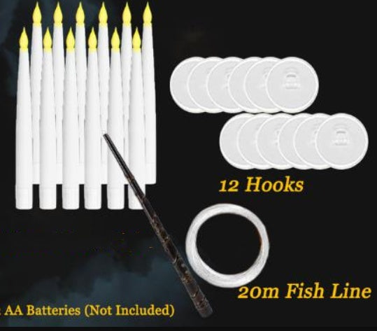 20LED Floating Candles With Candle - Premium 0 from chiquetrends.com - Just $35.85! Shop now at chiquetrends.com