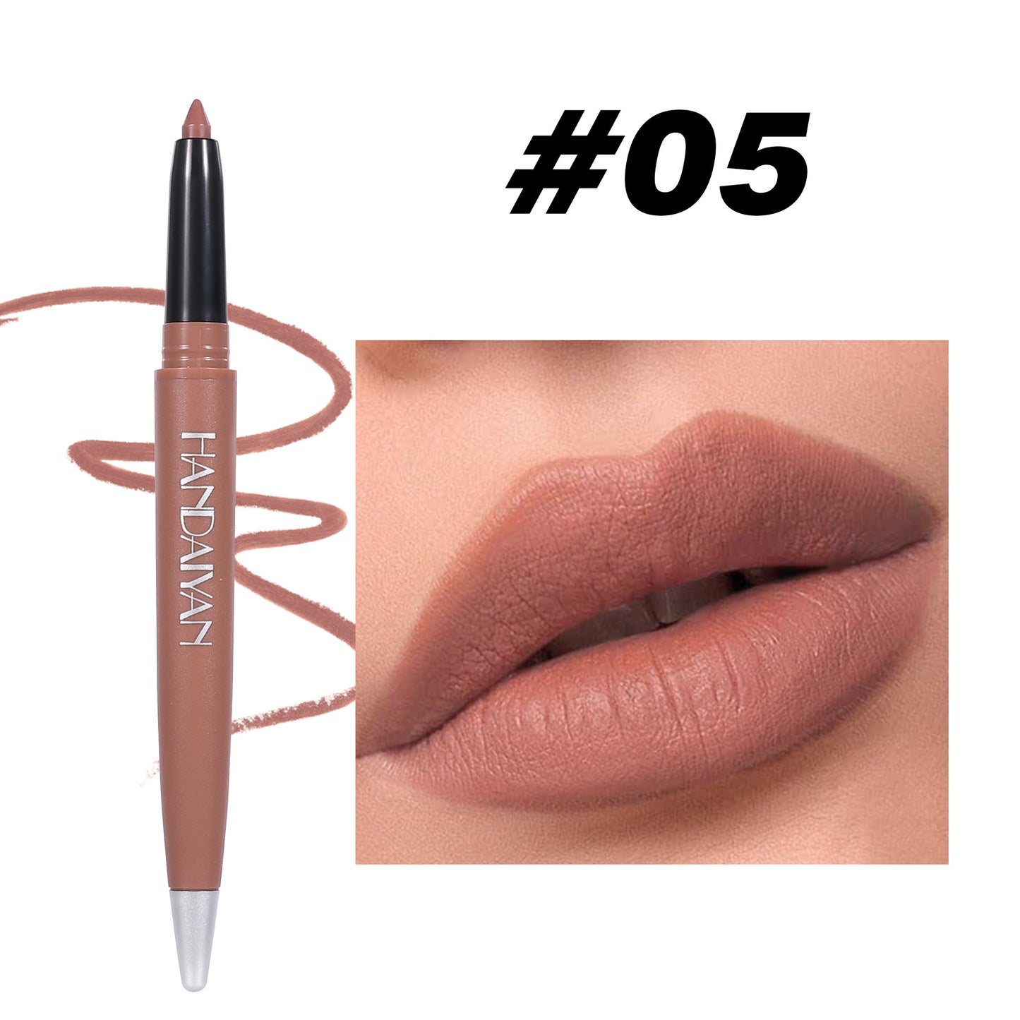 Makeup Matte Lip Liner 6 - Premium 0 from chiquetrends.com - Just $7! Shop now at chiquetrends.com