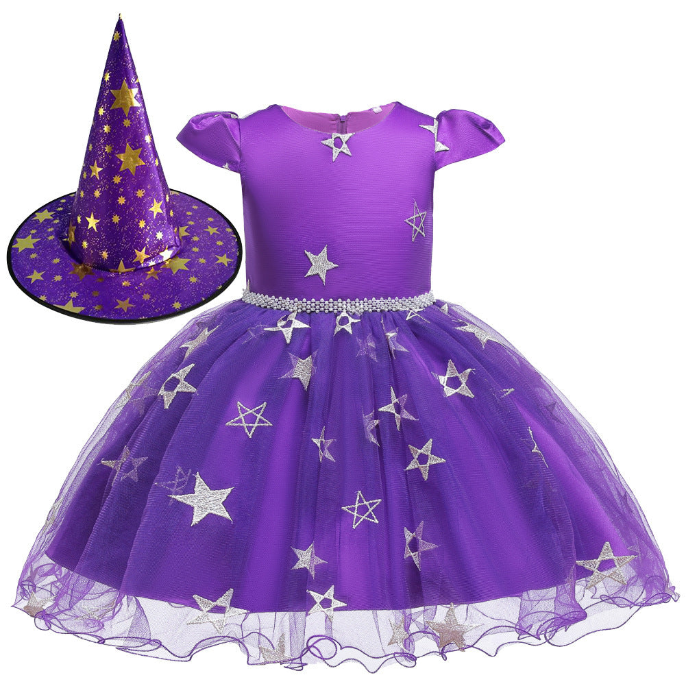 Costume child witch dress - Premium 0 from chiquetrends.com - Just $45! Shop now at chiquetrends.com