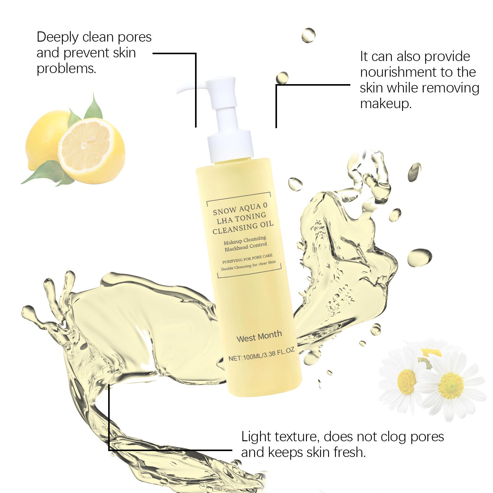 Citrus Mild Cleansing Oil Skin - Premium 0 from chiquetrends.com - Just $10! Shop now at chiquetrends.com