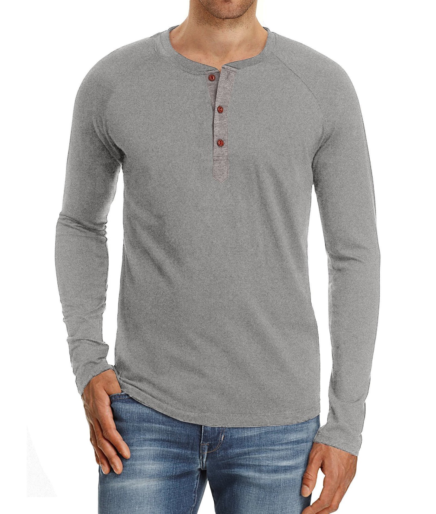 Men's Long-sleeved Round Neck - Premium 0 from chiquetrends.com - Just $29! Shop now at chiquetrends.com