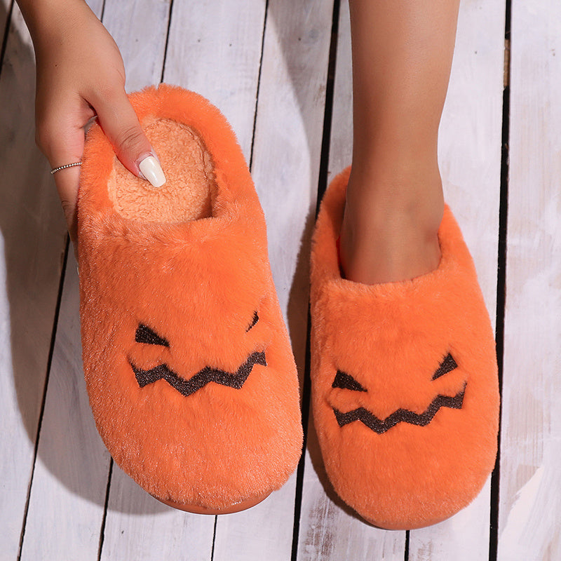 Cute Halloween Pumpkin Slippers - Premium 4 from chiquetrends.com - Just $19.18! Shop now at chiquetrends.com