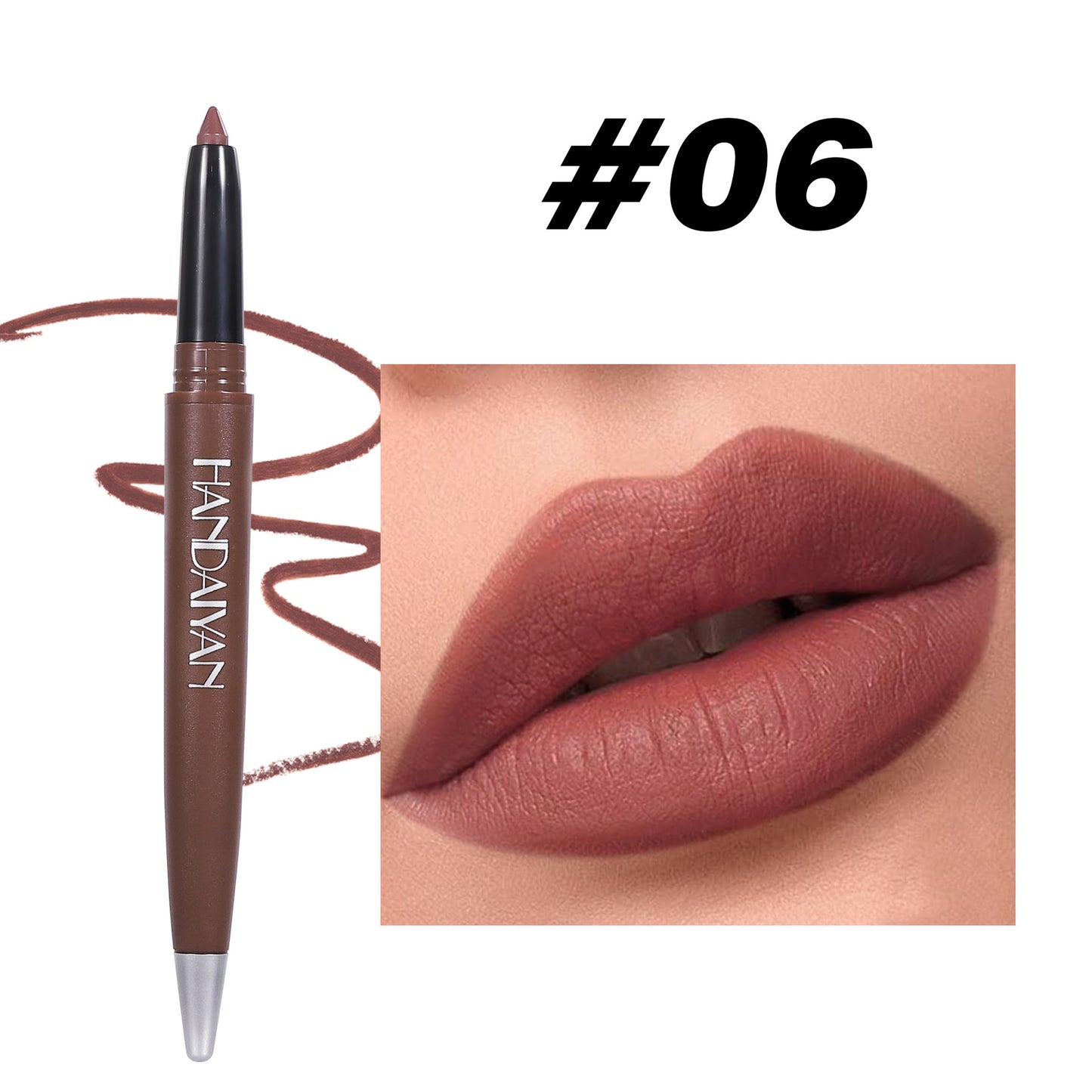 Makeup Matte Lip Liner 6 - Premium 0 from chiquetrends.com - Just $7! Shop now at chiquetrends.com